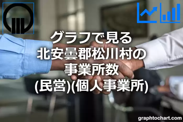 グラフで見る北安曇郡松川村の事業所数（民営）（個人事業所）は多い？少い？(推移グラフと比較)