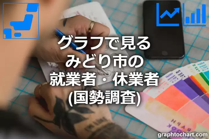 グラフで見るみどり市の就業者・休業者は多い？少い？(推移グラフと比較)