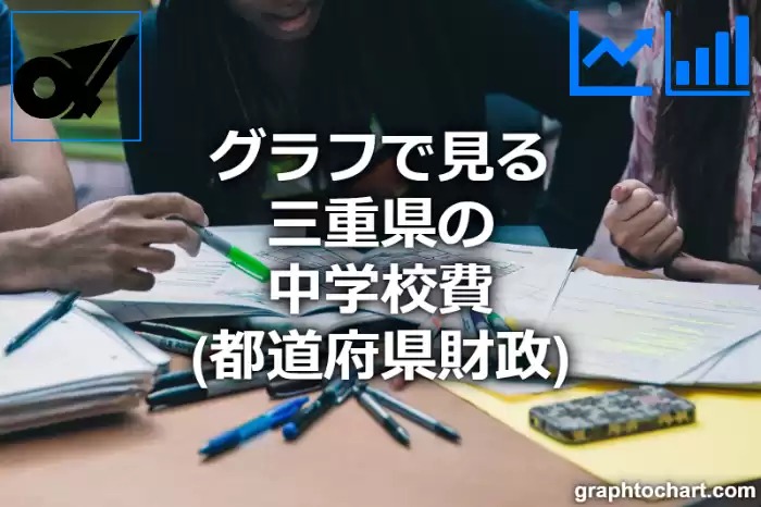 グラフで見る三重県の中学校費は高い？低い？(推移グラフと比較)