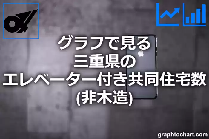 グラフで見る三重県のエレベーター付き共同住宅数（非木造）は多い？少い？(推移グラフと比較)