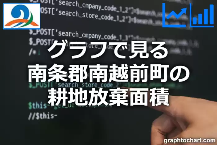 グラフで見る南条郡南越前町の耕地放棄面積は広い？狭い？(推移グラフと比較)