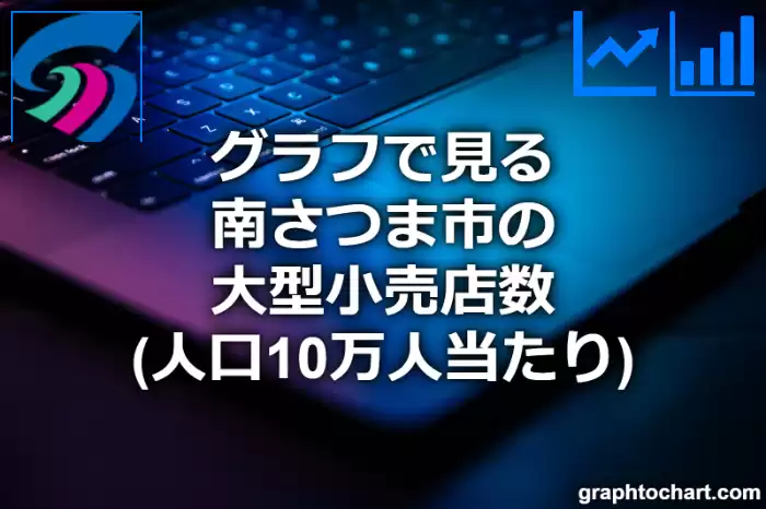 グラフで見る南さつま市の大型小売店数（人口10万人当たり）は多い？少い？(推移グラフと比較)