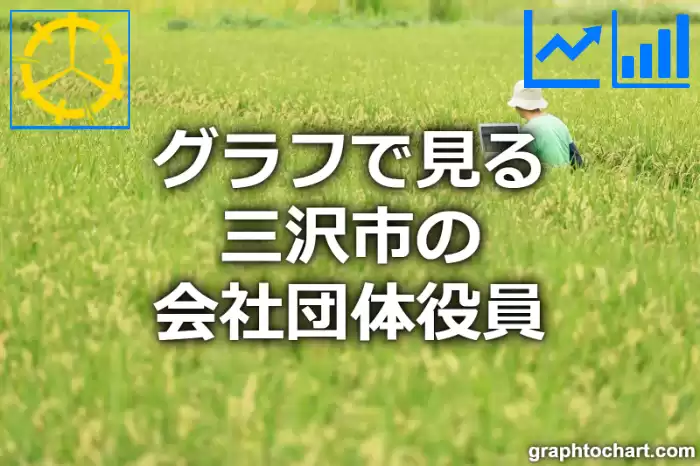 グラフで見る三沢市の会社団体役員は多い？少い？(推移グラフと比較)