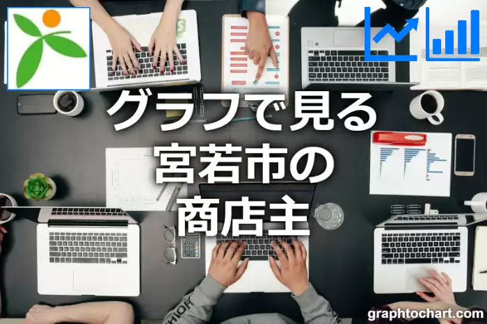 グラフで見る宮若市の商店主は多い？少い？(推移グラフと比較)