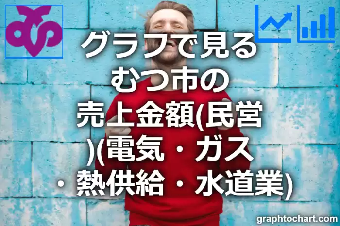 グラフで見るむつ市の電気・ガス・熱供給・水道業の売上金額（民営）は高い？低い？(推移グラフと比較)