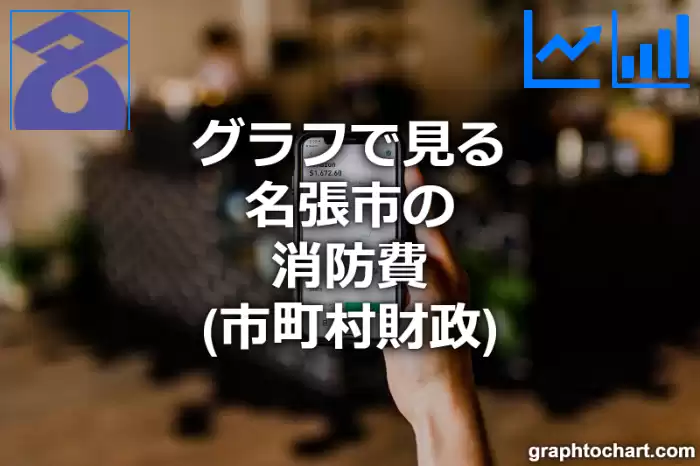 グラフで見る名張市の消防費は高い？低い？(推移グラフと比較)