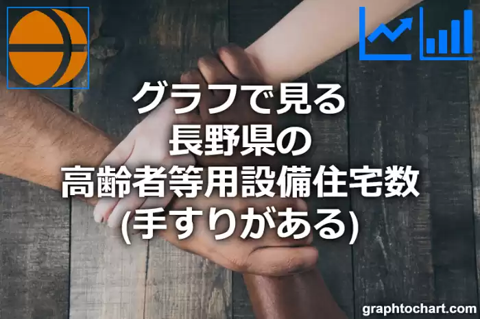 グラフで見る長野県の高齢者等用設備住宅数（手すりがある）は多い？少い？(推移グラフと比較)