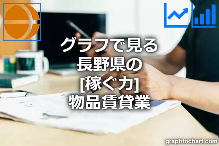グラフで見る長野県の物品賃貸業の「稼ぐ力」は高い？低い？(推移グラフと比較)