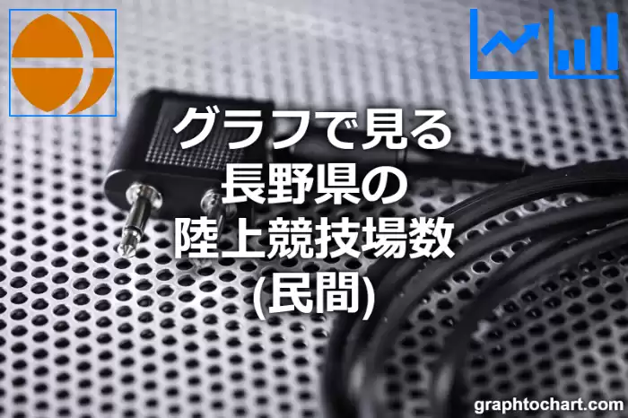 グラフで見る長野県の陸上競技場数（民間）は多い？少い？(推移グラフと比較)