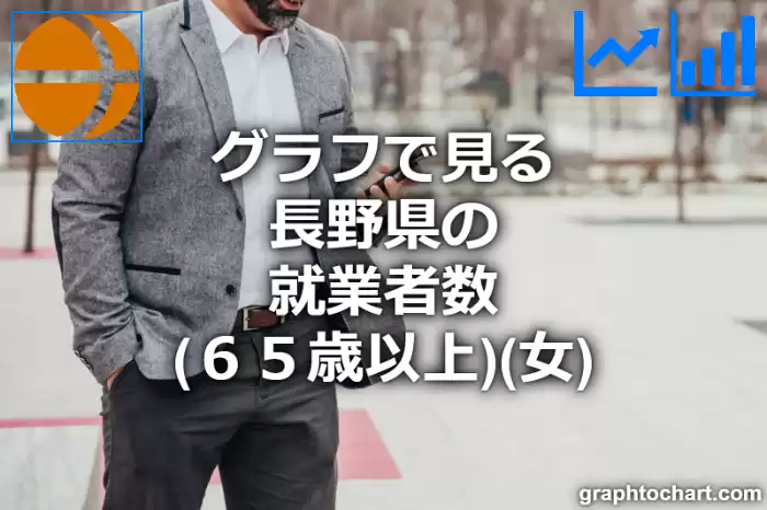 グラフで見る長野県の就業者数（６５歳以上）（女）は多い？少い？(推移グラフと比較)