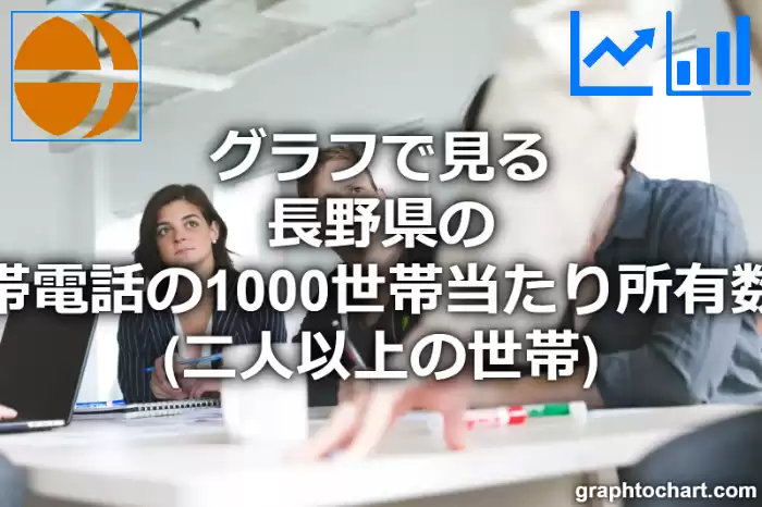 グラフで見る長野県の携帯電話の1000世帯当たり所有数量（二人以上の世帯）は多い？少い？(推移グラフと比較)