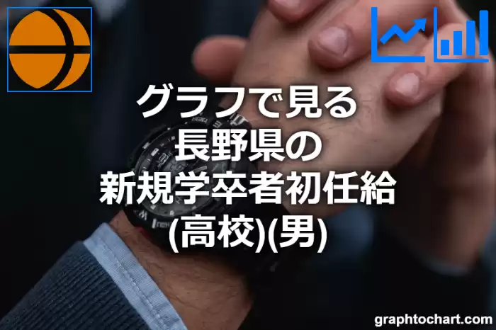 グラフで見る長野県の新規学卒者初任給（高校）（男）は高い？低い？(推移グラフと比較)