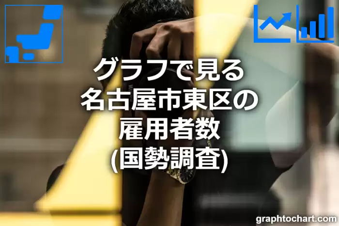 グラフで見る名古屋市東区の雇用者数は多い？少い？(推移グラフと比較)