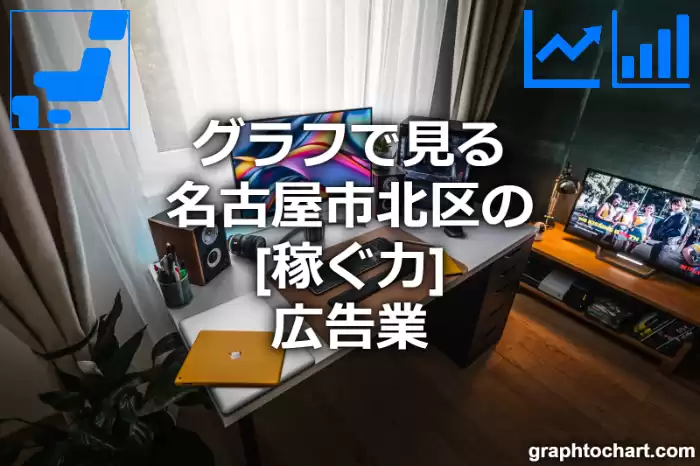 グラフで見る名古屋市北区の広告業の「稼ぐ力」は高い？低い？(推移グラフと比較)