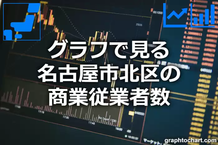 グラフで見る名古屋市北区の商業従業者数は多い？少い？(推移グラフと比較)