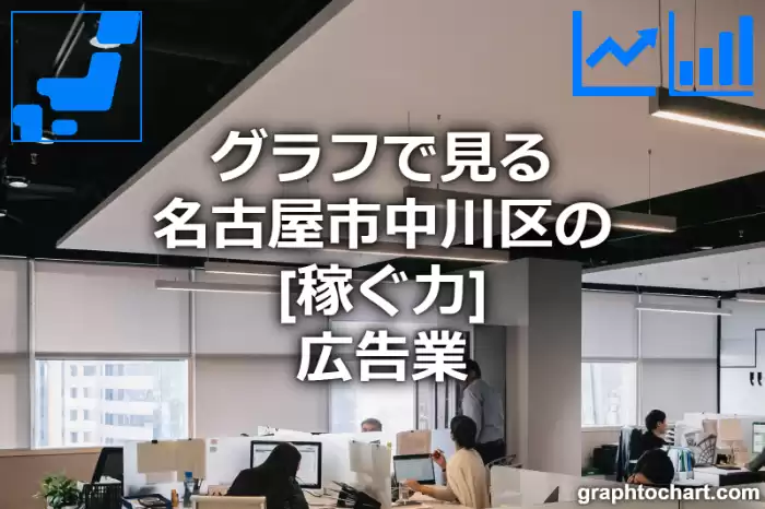 グラフで見る名古屋市中川区の広告業の「稼ぐ力」は高い？低い？(推移グラフと比較)