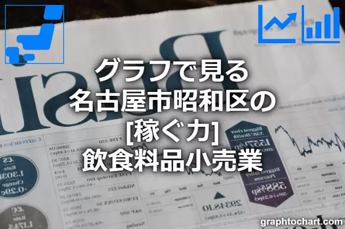 グラフで見る名古屋市昭和区の飲食料品小売業の「稼ぐ力」は高い？低い？(推移グラフと比較)