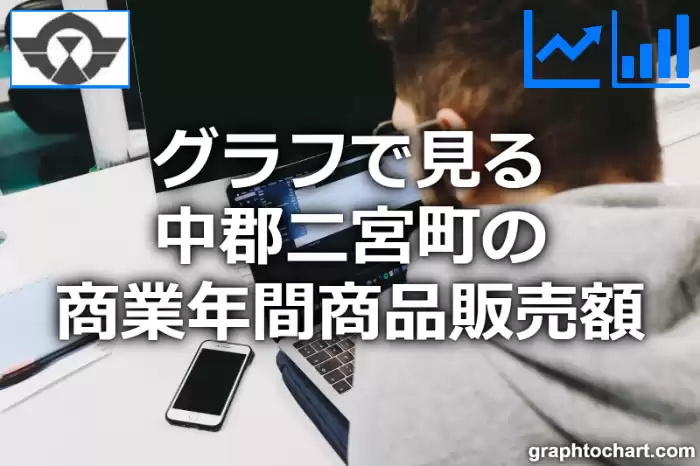 グラフで見る中郡二宮町の商業年間商品販売額は高い？低い？(推移グラフと比較)