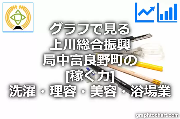 グラフで見る上川総合振興局中富良野町の洗濯・理容・美容・浴場業の「稼ぐ力」は高い？低い？(推移グラフと比較)