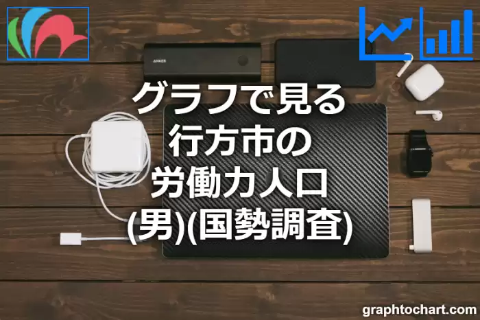 グラフで見る行方市の労働力人口（男）は多い？少い？(推移グラフと比較)