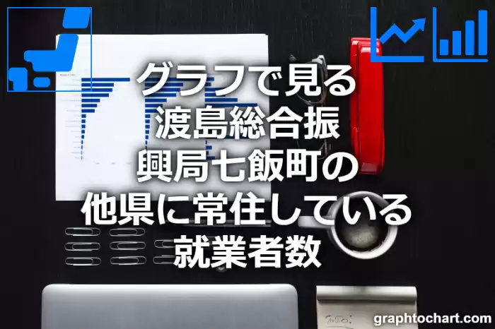 グラフで見る渡島総合振興局七飯町の他県に常住している就業者数は多い？少い？(推移グラフと比較)