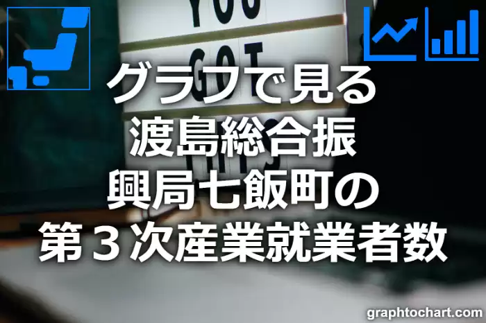 グラフで見る渡島総合振興局七飯町の第３次産業就業者数は多い？少い？(推移グラフと比較)