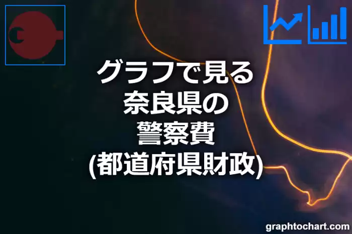 グラフで見る奈良県の警察費は高い？低い？(推移グラフと比較)