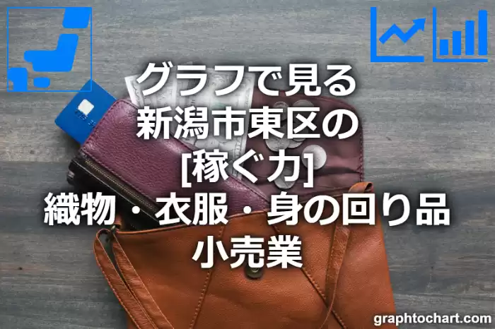 グラフで見る新潟市東区の織物・衣服・身の回り品小売業の「稼ぐ力」は高い？低い？(推移グラフと比較)