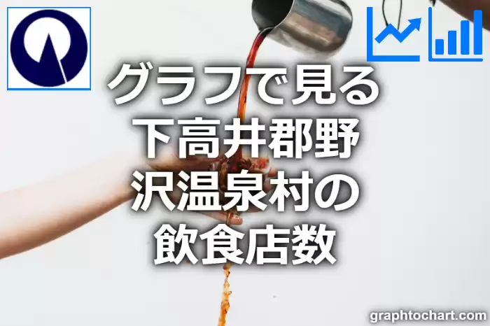 グラフで見る下高井郡野沢温泉村の飲食店数は多い？少い？(推移グラフと比較)