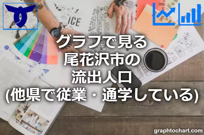 グラフで見る尾花沢市の流出人口（他県で従業・通学している人口）は多い？少い？(推移グラフと比較)