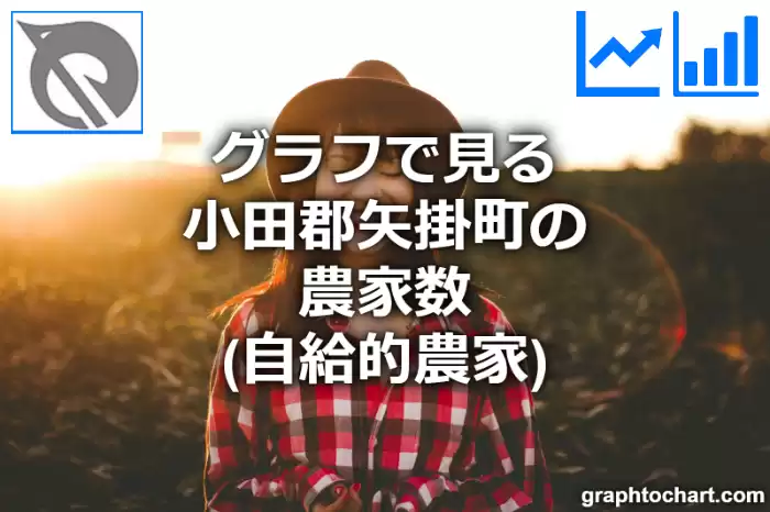 グラフで見る小田郡矢掛町の農家数（自給的農家）は多い？少い？(推移グラフと比較)
