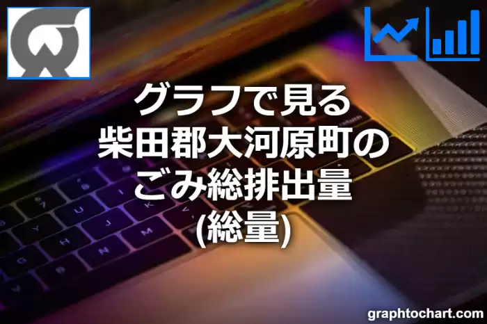 グラフで見る柴田郡大河原町のごみ総排出量（総量）は多い？少い？(推移グラフと比較)