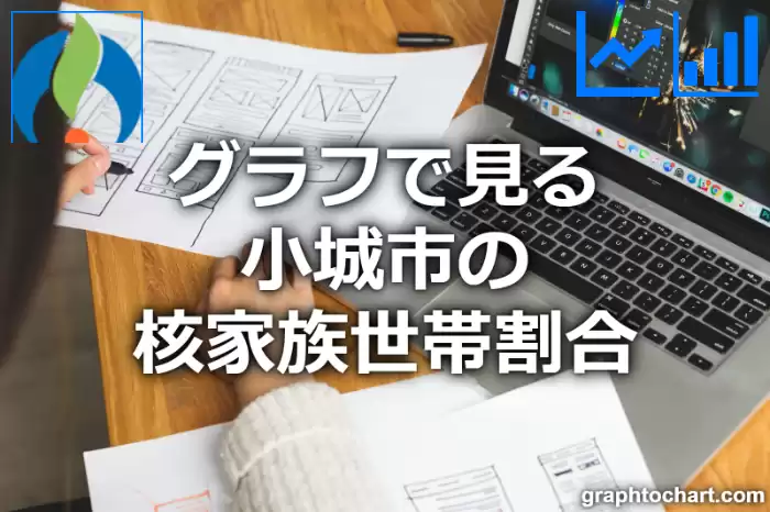 グラフで見る小城市の核家族世帯割合は高い？低い？(推移グラフと比較)