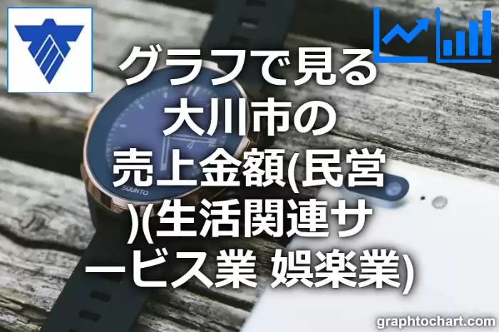 グラフで見る大川市の生活関連サービス業，娯楽業の売上金額（民営）は高い？低い？(推移グラフと比較)