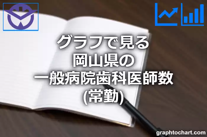 グラフで見る岡山県の一般病院歯科医師数（常勤）は多い？少い？(推移グラフと比較)