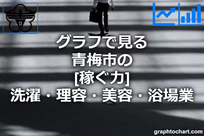 グラフで見る青梅市の洗濯・理容・美容・浴場業の「稼ぐ力」は高い？低い？(推移グラフと比較)