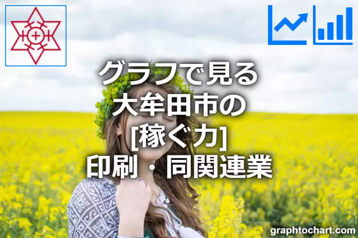 グラフで見る大牟田市の印刷・同関連業の「稼ぐ力」は高い？低い？(推移グラフと比較)