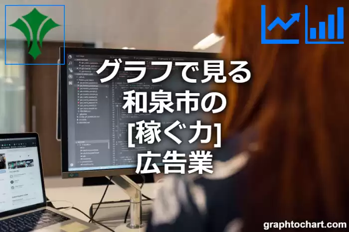 グラフで見る和泉市の広告業の「稼ぐ力」は高い？低い？(推移グラフと比較)