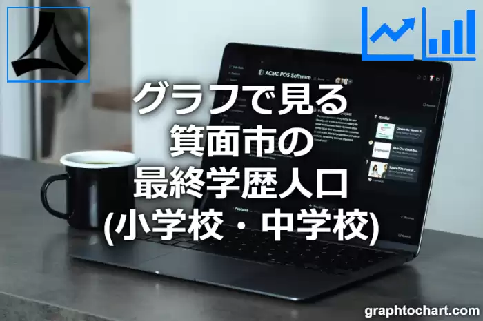 グラフで見る箕面市の最終学歴人口（小学校・中学校）は多い？少い？(推移グラフと比較)