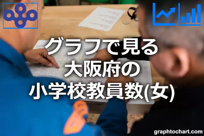 グラフで見る大阪府の小学校教員数（女）は多い？少い？(推移グラフと比較)