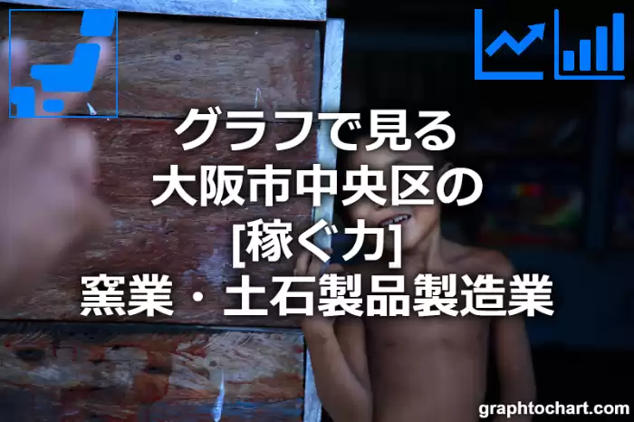 グラフで見る大阪市中央区の窯業・土石製品製造業の「稼ぐ力」は高い？低い？(推移グラフと比較)