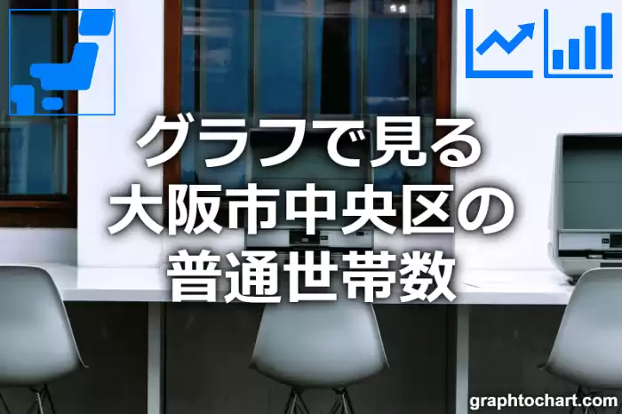 グラフで見る大阪市中央区の普通世帯数は多い？少い？(推移グラフと比較)