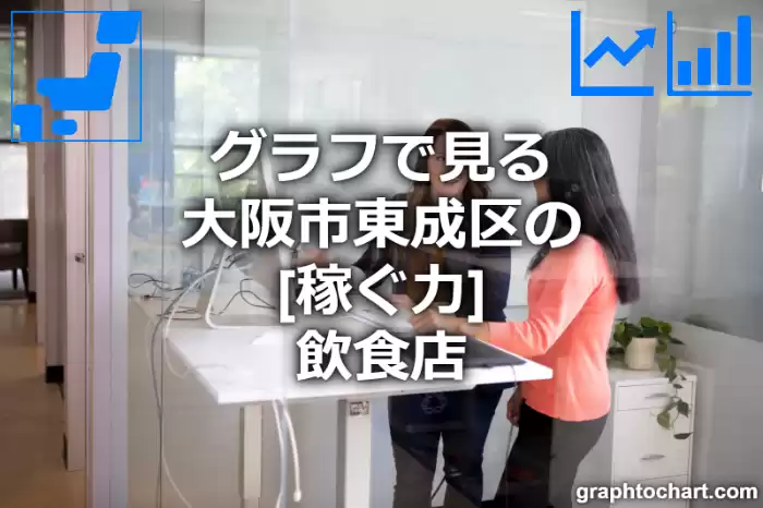 グラフで見る大阪市東成区の飲食店の「稼ぐ力」は高い？低い？(推移グラフと比較)
