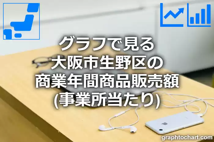 グラフで見る大阪市生野区の商業年間商品販売額（事業所当たり）は高い？低い？(推移グラフと比較)