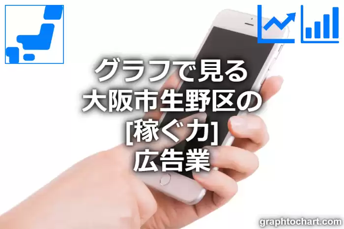 グラフで見る大阪市生野区の広告業の「稼ぐ力」は高い？低い？(推移グラフと比較)