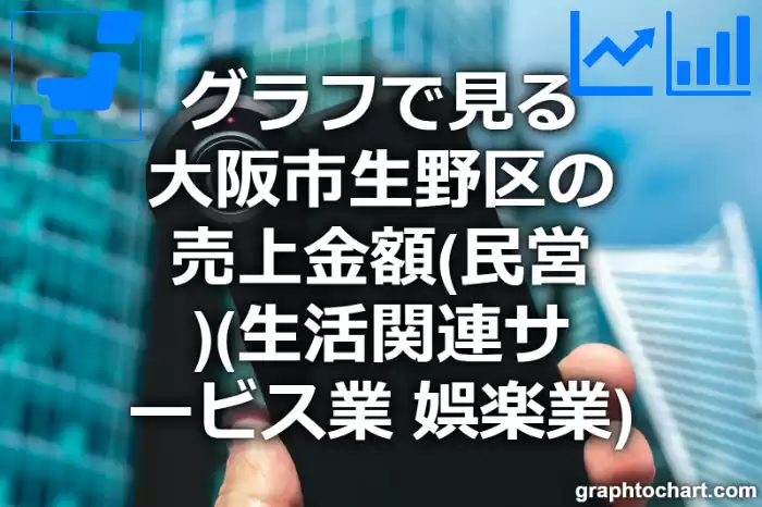 グラフで見る大阪市生野区の生活関連サービス業，娯楽業の売上金額（民営）は高い？低い？(推移グラフと比較)