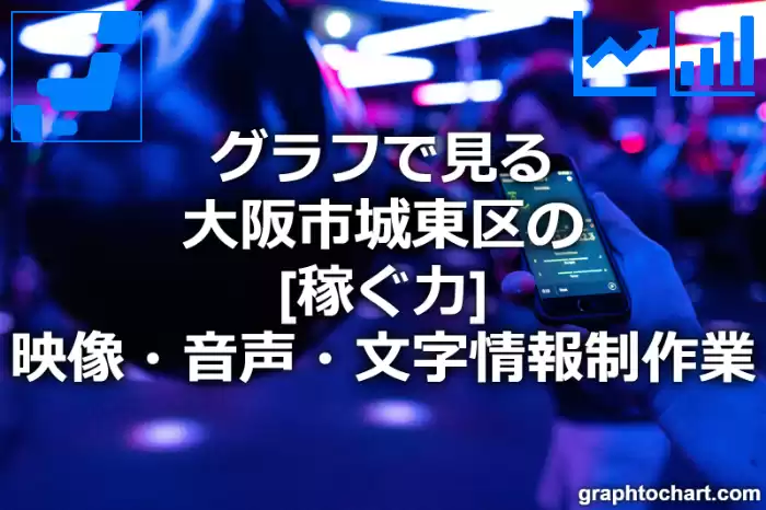 グラフで見る大阪市城東区の映像・音声・文字情報制作業の「稼ぐ力」は高い？低い？(推移グラフと比較)