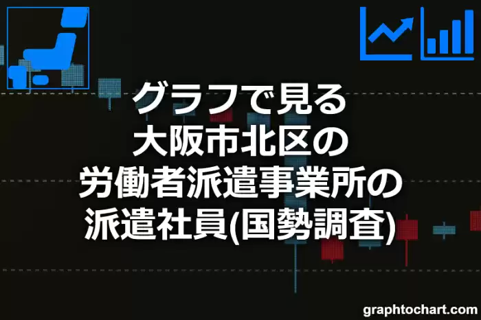 グラフで見る大阪市北区の労働者派遣事業所の派遣社員は多い？少い？(推移グラフと比較)
