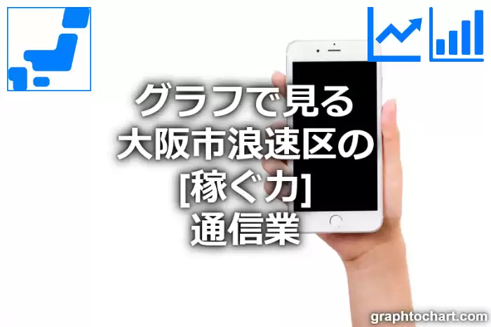 グラフで見る大阪市浪速区の通信業の「稼ぐ力」は高い？低い？(推移グラフと比較)