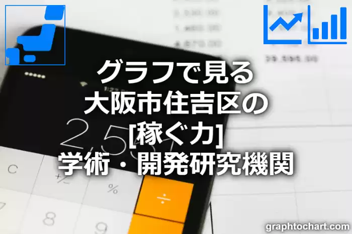 グラフで見る大阪市住吉区の学術・開発研究機関の「稼ぐ力」は高い？低い？(推移グラフと比較)
